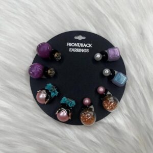 FRONT BACK EARRINGS - Image 1